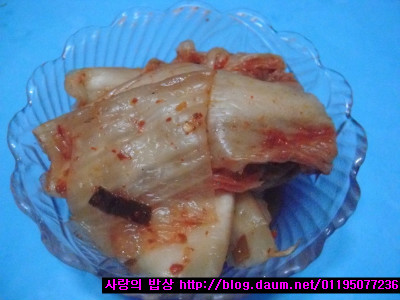 명품김치의 퓨전요리 탄생! 해물 묵은지 파스타>_