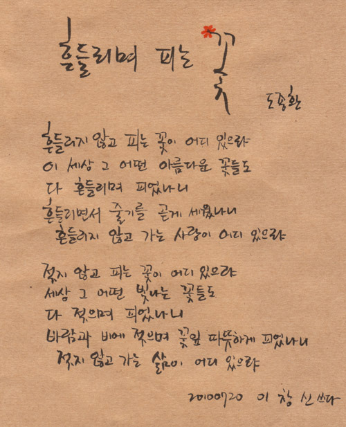 꽃들리에 이미지
