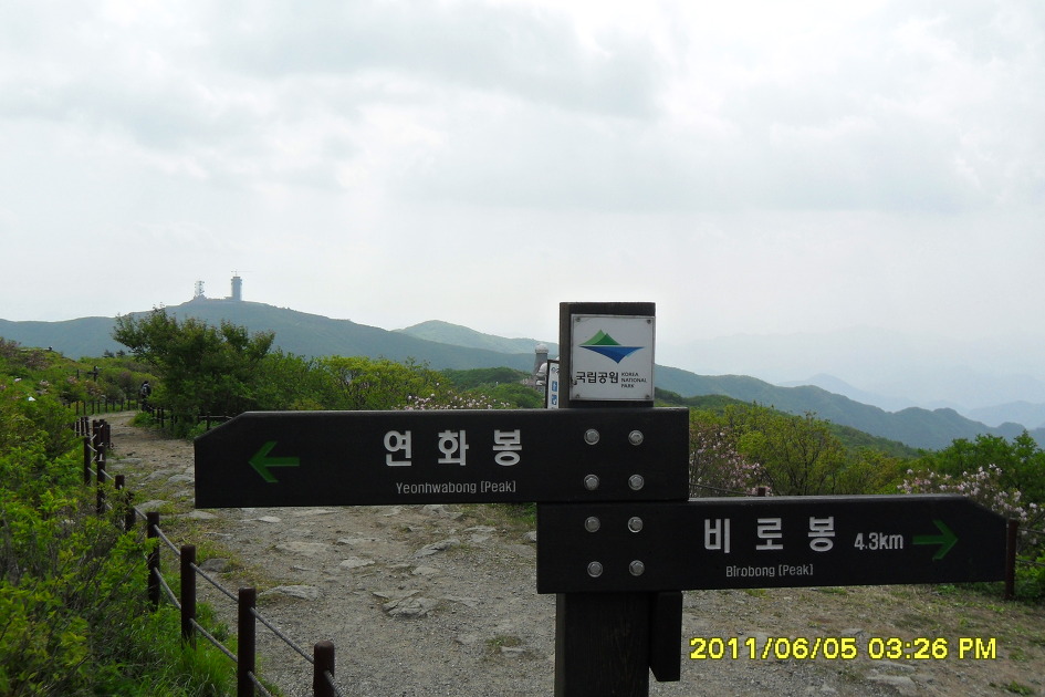정상 이정표 이미지