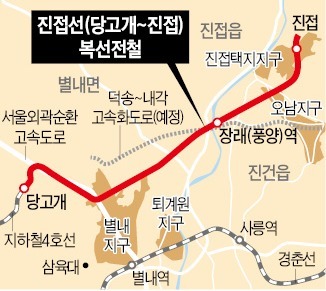 '트리플 역세권' 남양주 별내 신도시...서울 접근성 '쑥쑥'  몸값도 '쑥쑥'