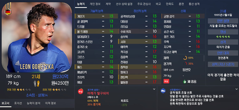 FM2017 공식로스터 포텐정리 | 인스티즈
