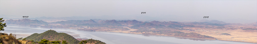 김포 문수산 조망도