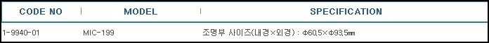 실체현미경용LED조명장치,LED LIGHTING SYSTEM FOR MICROSCOPE