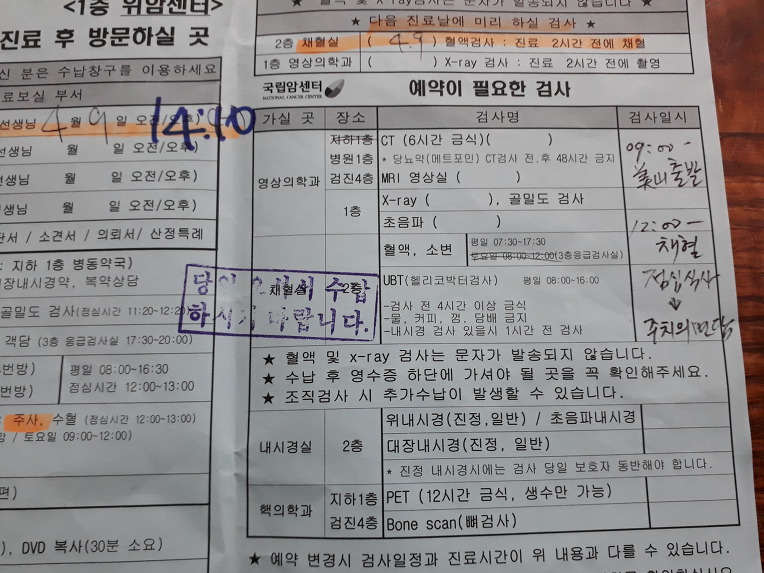 항암휴가(?) 중에 생긴 일