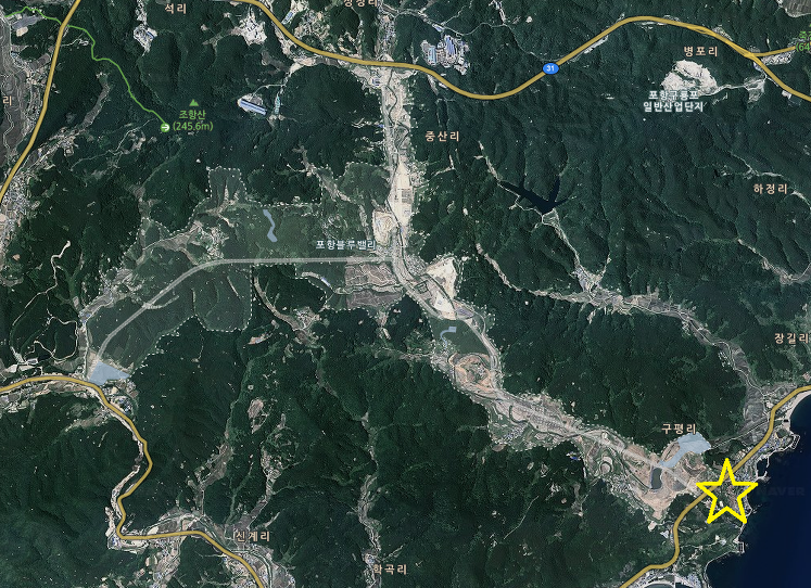 구평리 포항블루밸리국가산업단지 B블럭 상업지앞 코너.각지 【최고저렴한 최고위치 토지매매】